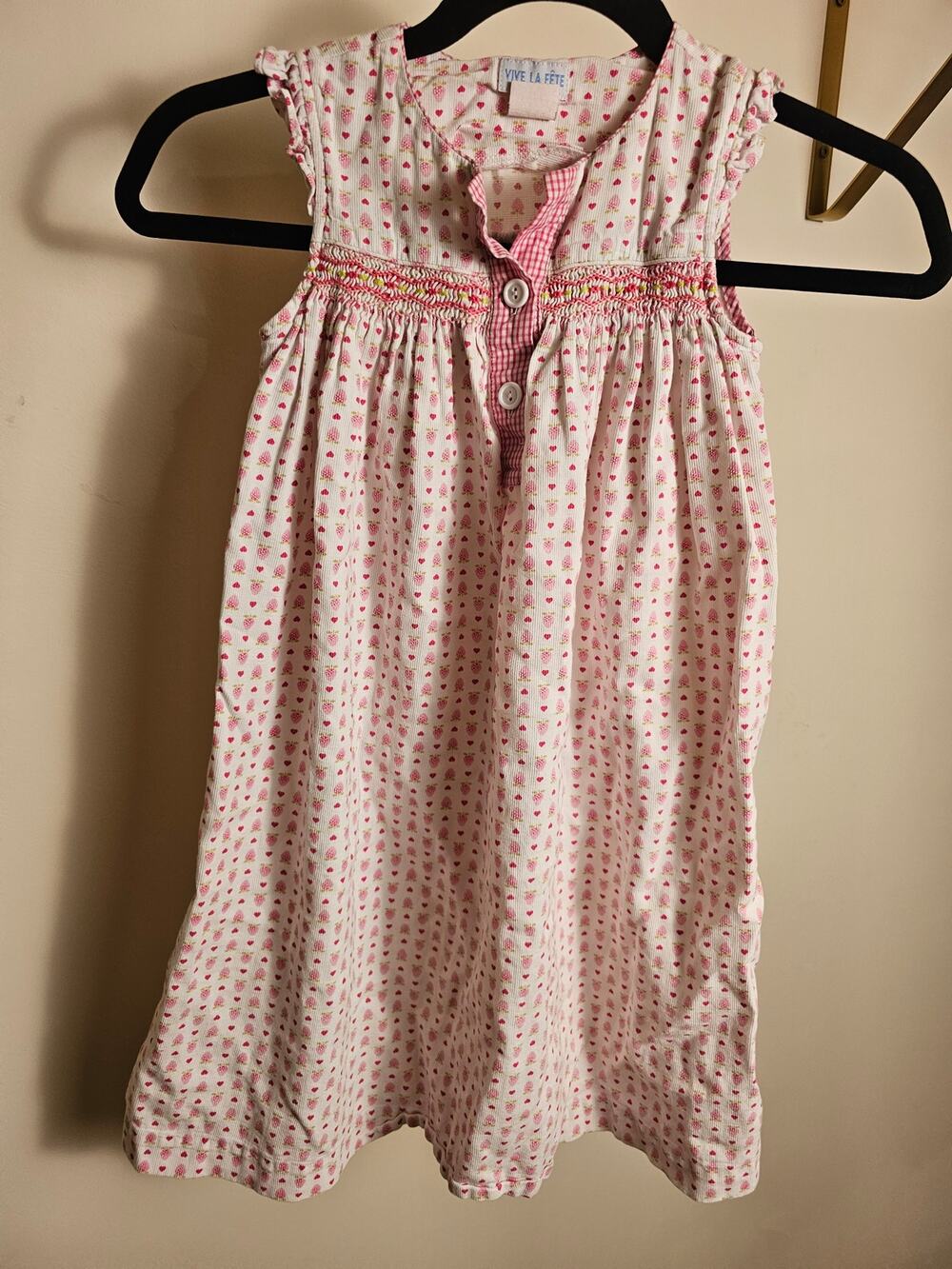 Vive La Fete Smocked 4T Dress